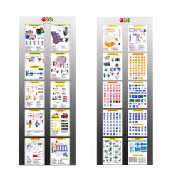 Illustrated boards in roll up banners (set) 60 Illustrated boards in roll up banners (set) - Image 29