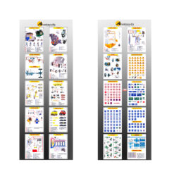 Illustrated boards in roll up banners (set) 58 Illustrated boards in roll up banners (set) - Image 27