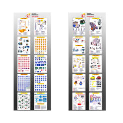 Illustrated boards in roll up banners (set) 59 Illustrated boards in roll up banners (set) - Image 28