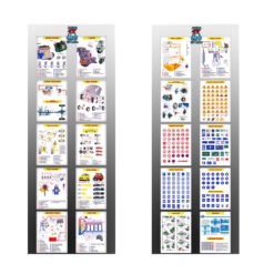 Illustrated boards in roll up banners (set) 45 Illustrated boards in roll up banners (set) - Image 14