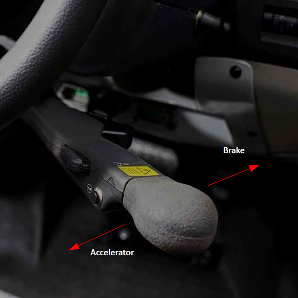 Push-pull hand control FS2008 3 Push-pull hand control FS2008