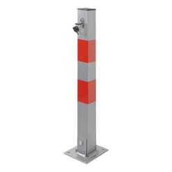 Parking post with lock