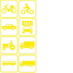 Alternative view of Complete set of cutting class sticker icons